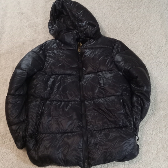 Just Youth Removable Hooded Coat Jacket Sz L (14/16